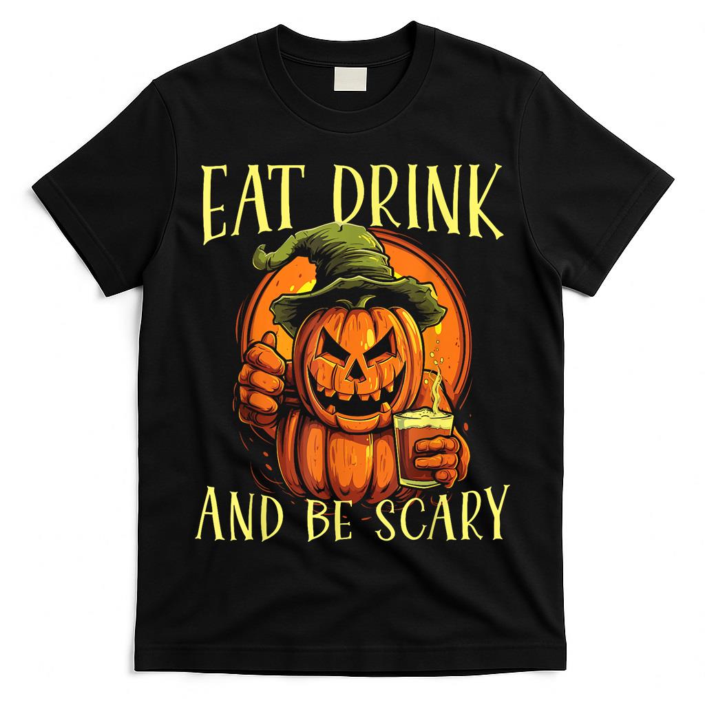 Halloween Beer Drinker Trick Or Treat Spooky Alcoholic  Style 1 T-Shirt