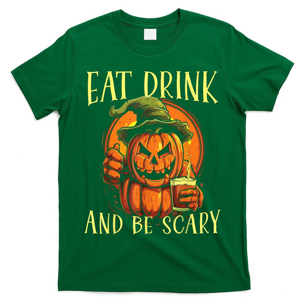 Halloween Beer Drinker Trick Or Treat Spooky Alcoholic  Style 1 T-Shirt