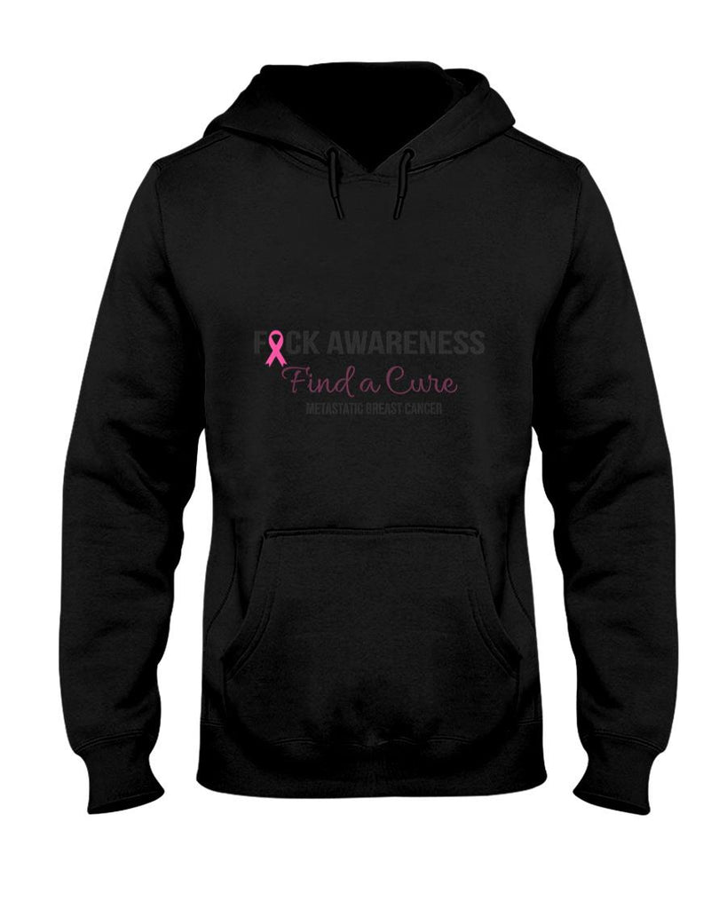 Find a Cure Metastatic Breast Cancer Awareness Gift T-Shirt