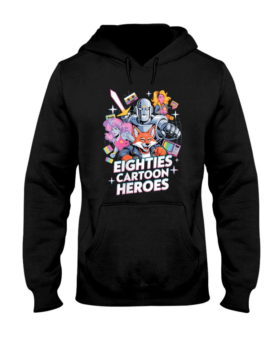 Retro Nostalgia - Womens 80's Cartoon Heroes apparel for Retro Nostalgia Fans T-Shirt
