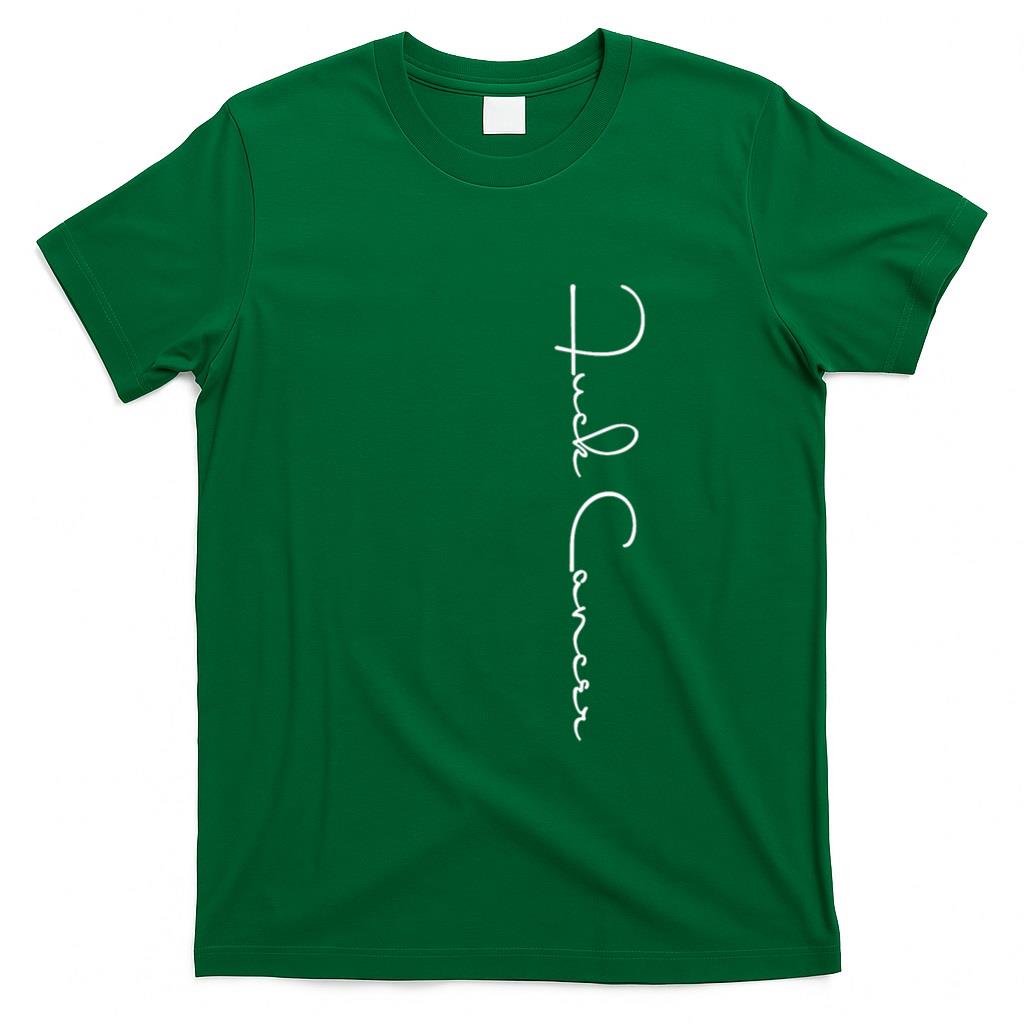 Fuck Cancer Tshirt Hate Cancer Tee Breast Cancer Awareness T-Shirt