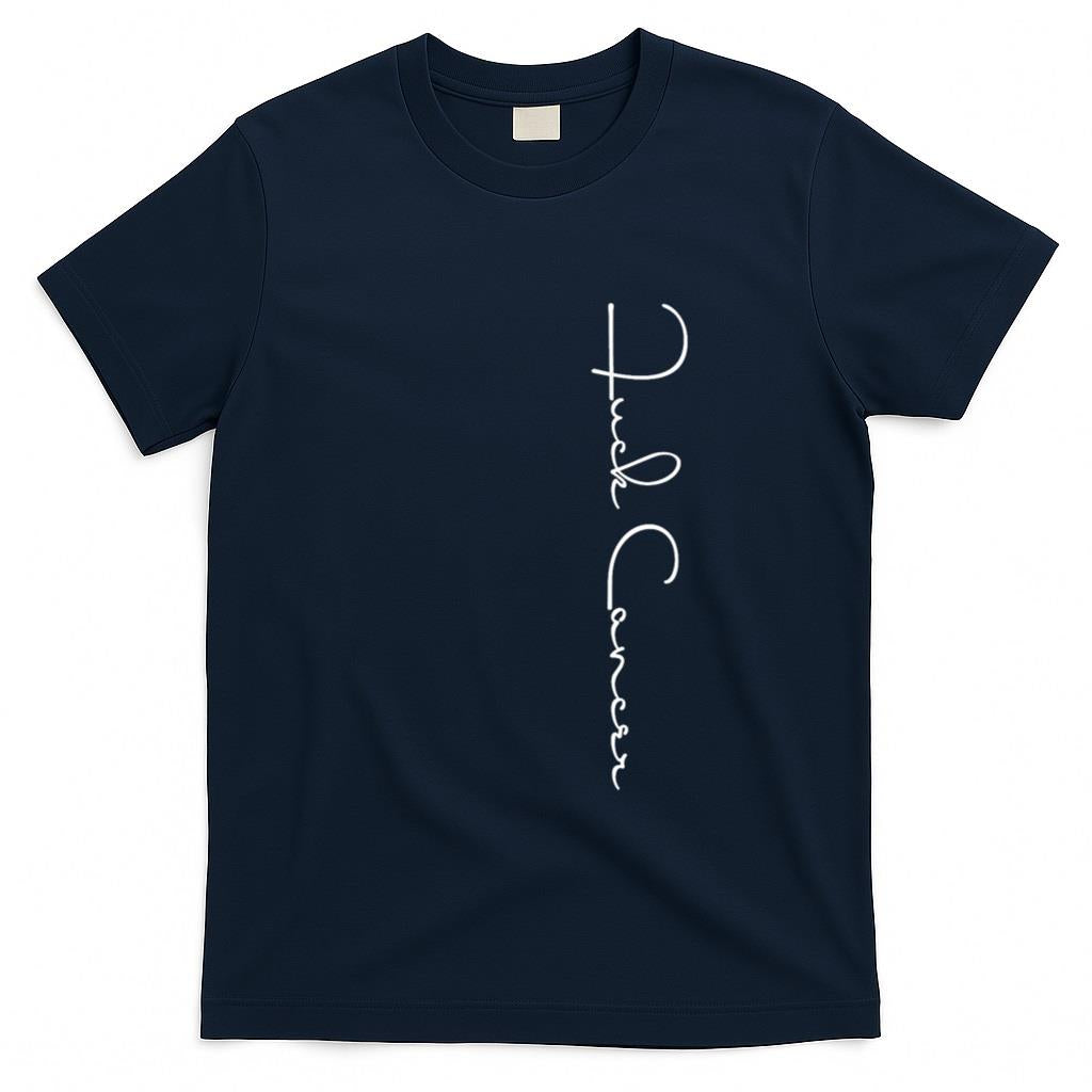 Fuck Cancer Tshirt Hate Cancer Tee Breast Cancer Awareness T-Shirt