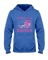 Husband Of A Warrior Breast Cancer Awareness Support Squad T-Shirt