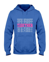 Together We Fight Breast Cancer Awareness Pink Ribbon T-Shirt
