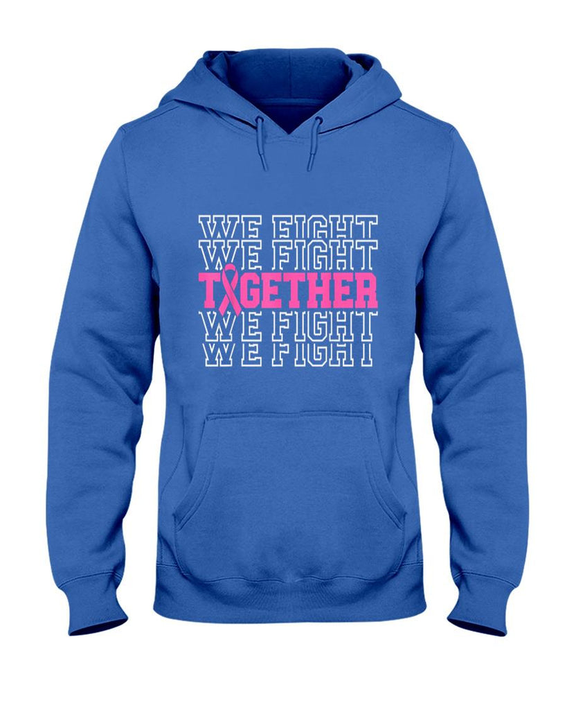 Together We Fight Breast Cancer Awareness Pink Ribbon T-Shirt