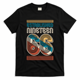 60th Birthday 1966 Established Nineteen 66 T-Shirt