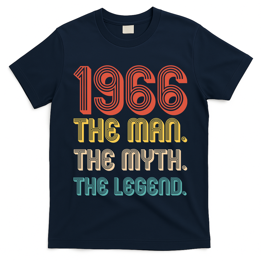 60th Birthday 1966 The Man Myth The Legend T-Shirt