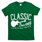 60th Birthday Classic Guitar Since 1966 And Still Rockin T-Shirt