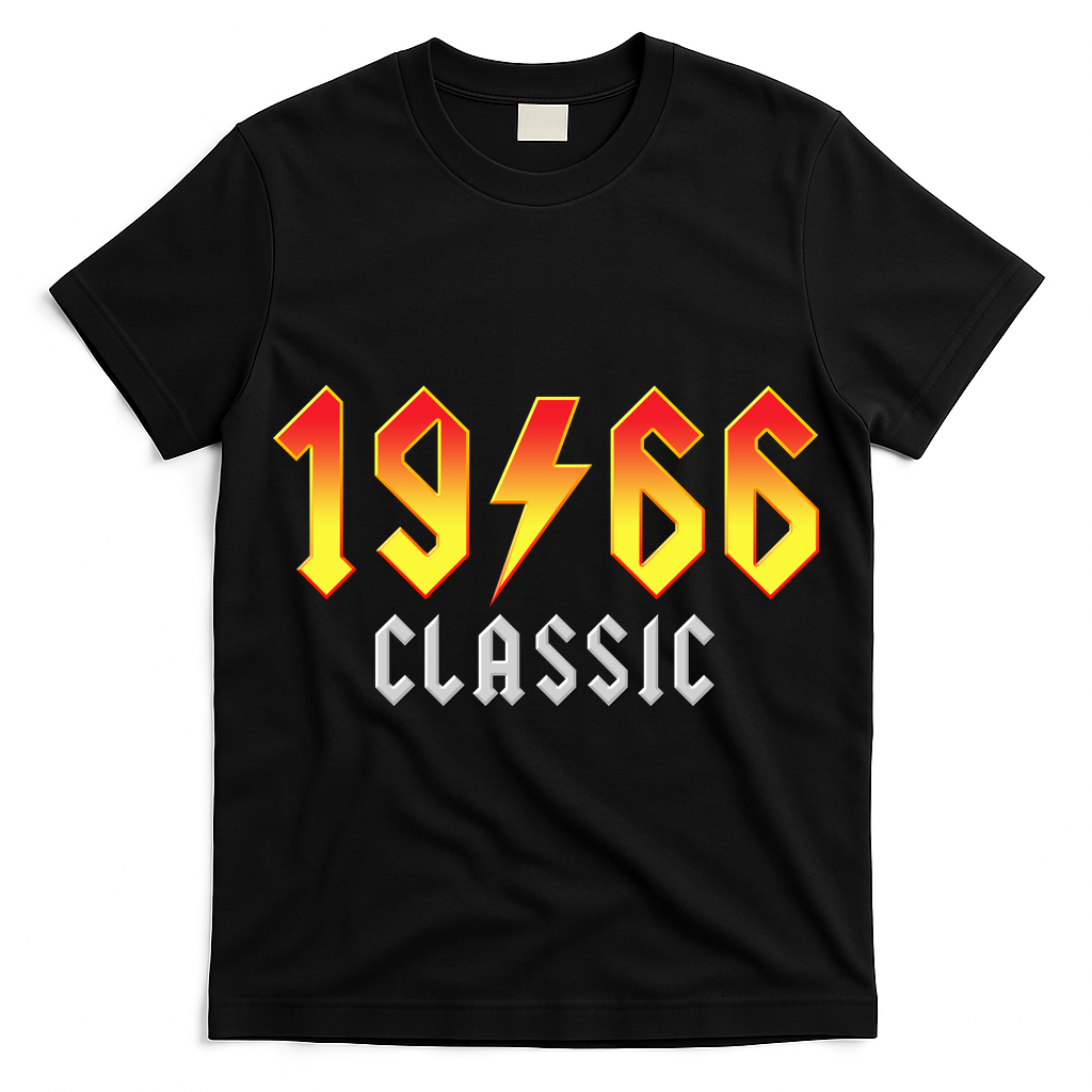 60th Birthday Classic 1966 Retro Rock Band T-Shirt