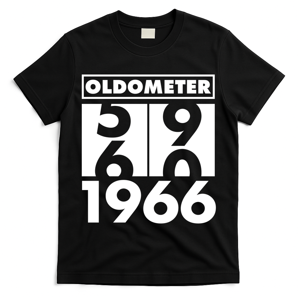 60th Birthday Oldometer 1966 T-Shirt
