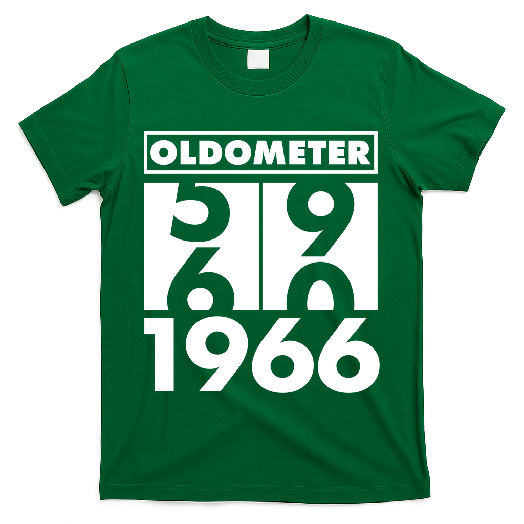 60th Birthday Oldometer 1966 T-Shirt