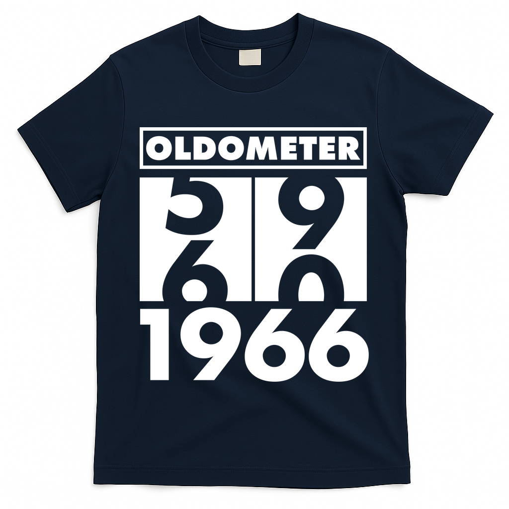 60th Birthday Oldometer 1966 T-Shirt