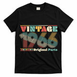 60th Birthday Retro Style Vintage 1966 Original Parts T-Shirt