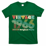 60th Birthday Retro Style Vintage 1966 Original Parts T-Shirt