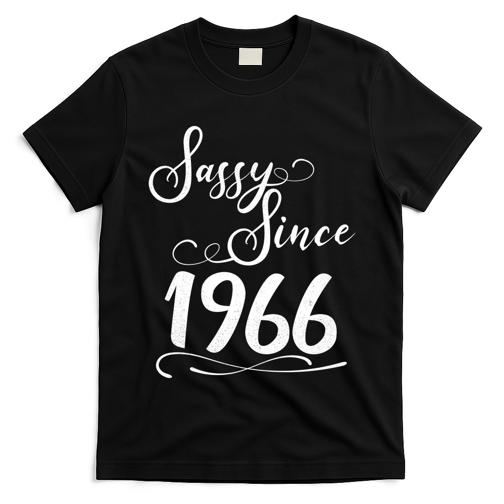 60th Birthday Sassy Since 1966 T-Shirt