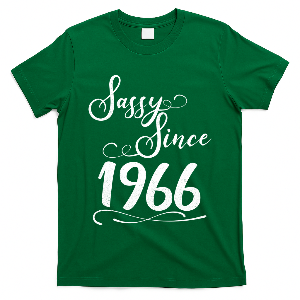 60th Birthday Sassy Since 1966 T-Shirt