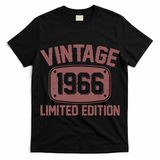60th Birthday Vintage 1966 Limited Edition Birthday Metal Plate  T-Shirt