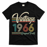 60th Birthday Vintage 1966 Original Parts Birthday T-Shirt