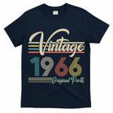 60th Birthday Vintage 1966 Original Parts Birthday T-Shirt