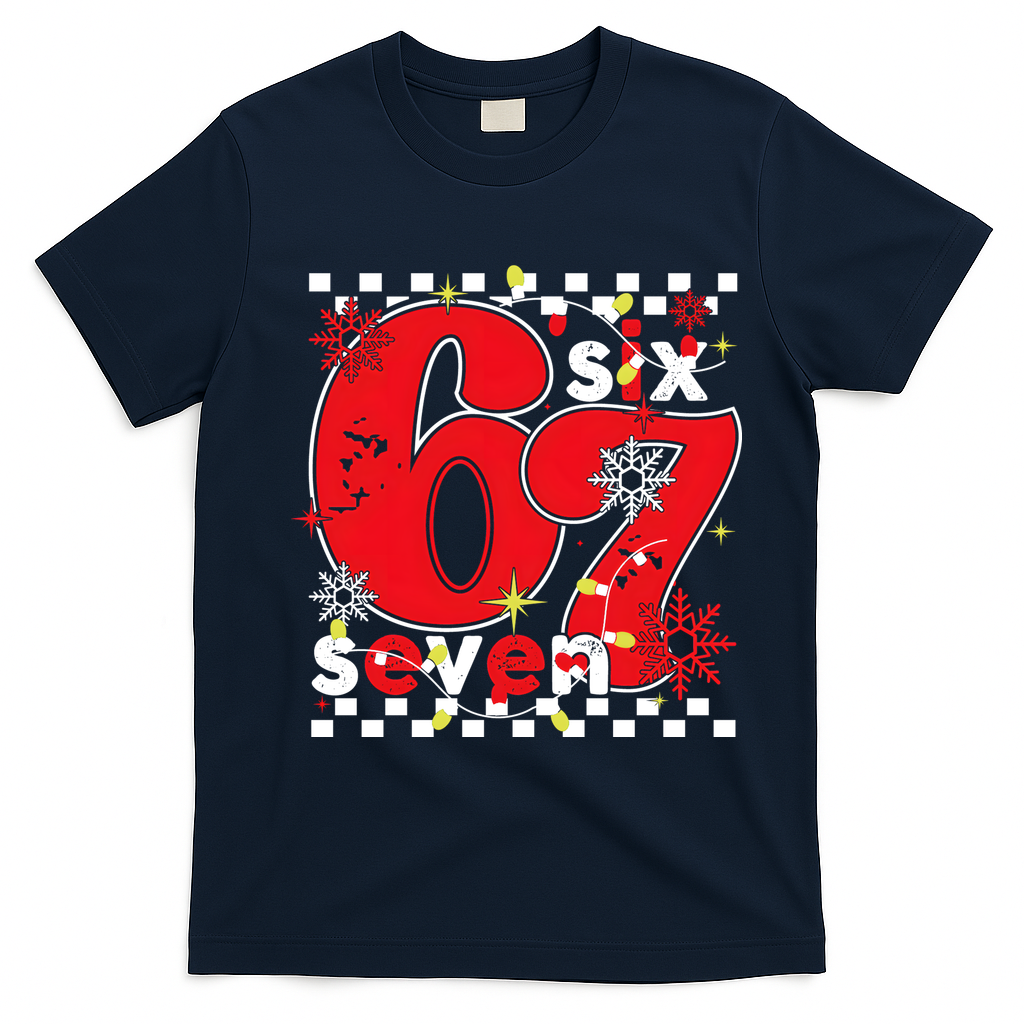 67 Christmas 6-7 T-Shirt - Navy Blue