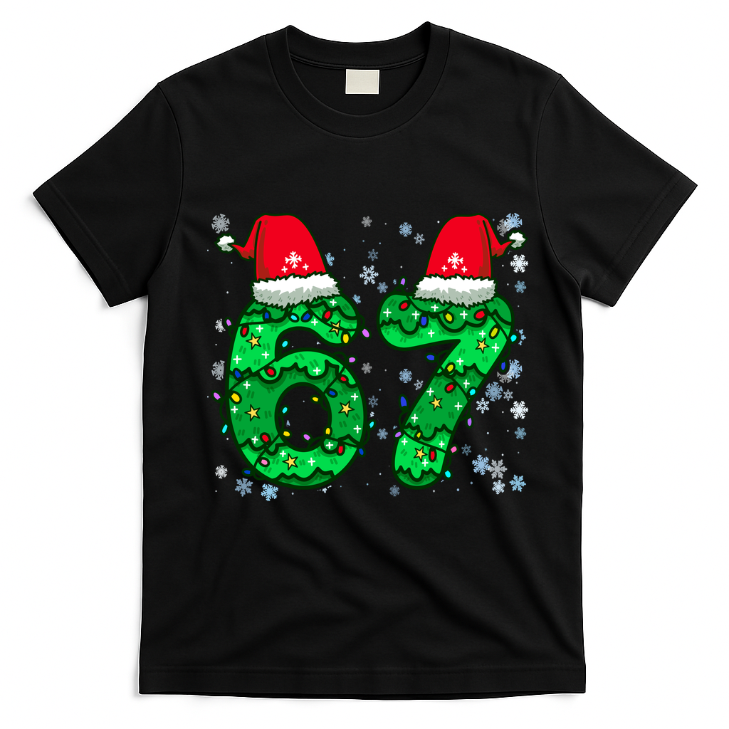 67 Christmas  T-Shirt - Black