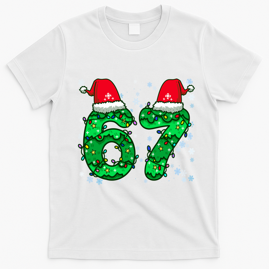 67 Christmas  T-Shirt - White