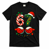67 Christmas 6-7 Meme Festive Gen Alpha Slang T-Shirt - Black