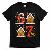 67 Funny Christmas Six Seven Ugly Sweater 6-7 T-Shirt - Black