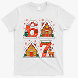 67 Funny Christmas Six Seven Ugly Sweater 6-7 T-Shirt - White