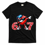 67 Meme 6-7 Heart Dabbing Six Seven Valentines Day T-Shirt