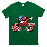 67 Meme 6-7 Heart Dabbing Six Seven Valentines Day T-Shirt