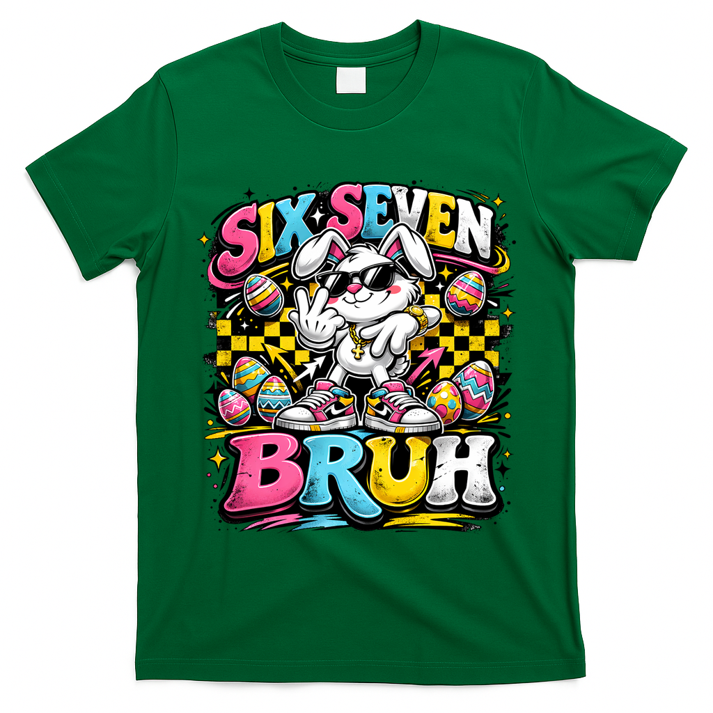 6-7 Meme Funny 67 Easter Bunny T-Shirt
