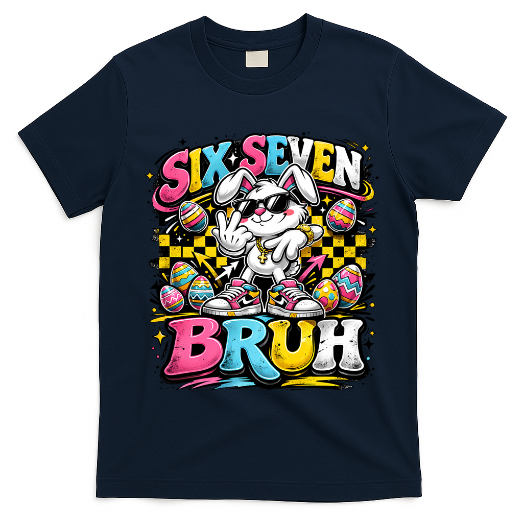 6-7 Meme Funny 67 Easter Bunny T-Shirt