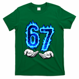 6-7 Meme Six Seven 67 Hands Meme Funny T-Shirt