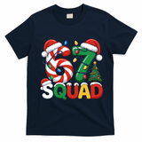 67 Squad Christmas Candy Cane Funny Meme T-Shirt - Navy Blue