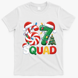 67 Squad Christmas Candy Cane Funny Meme T-Shirt - White