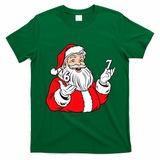 6-7 Santa Claus Christmas  T-Shirt - Irish Green