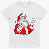 6-7 Santa Claus Christmas  T-Shirt - White