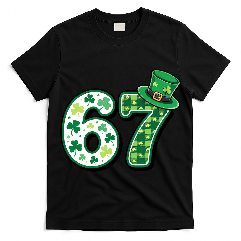 67 St Patrick's Day 6-7 Meme Funny Irish T-Shirt
