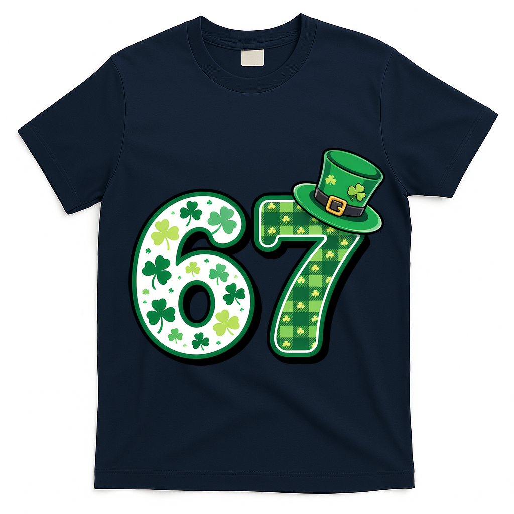 67 St Patrick's Day 6-7 Meme Funny Irish T-Shirt