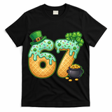 67 St Patricks Day 6-7 Meme Donut Ice Cream Drip T-Shirt