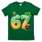 67 St Patricks Day 6-7 Meme Donut Ice Cream Drip T-Shirt