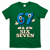 67 Six Seven 6-7 Meme Italian Brainrot Gaming T-Shirt