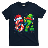 67 Six Seven 6-7 Meme Christmas Funny T-Shirt - Navy Blue