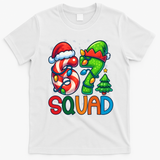67 Six Seven 6-7 Squad Meme Christmas Funny T-Shirt - White