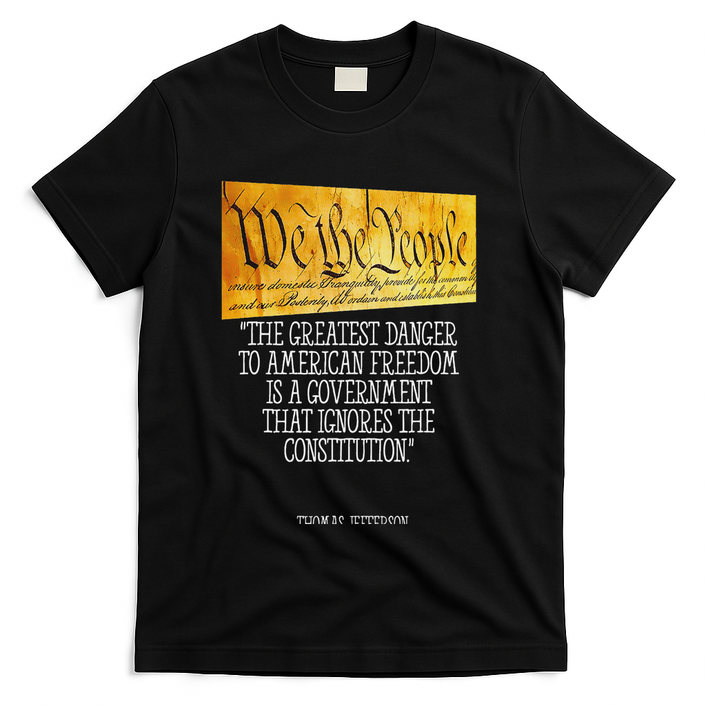 Thomas Jefferson Greatest Danger To American Freedom T-Shirt
