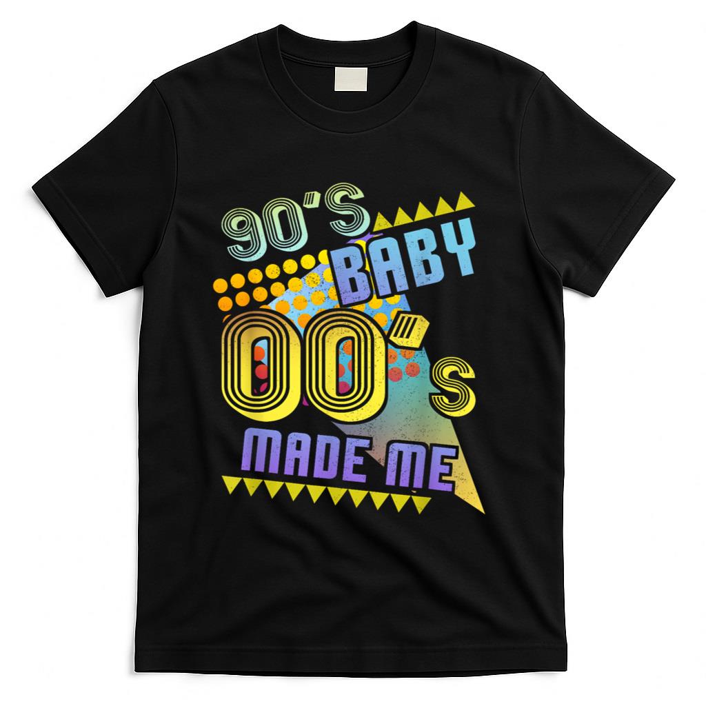 Retro Nostalgia - 90s Baby 00s Made Me Retro Vintage 90s Nostalgia 1990s Party T-Shirt