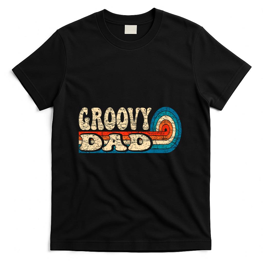 Retro Nostalgia - Groovy Dad 70s Aesthetic Nostalgia 1970's Retro Dad T-Shirt