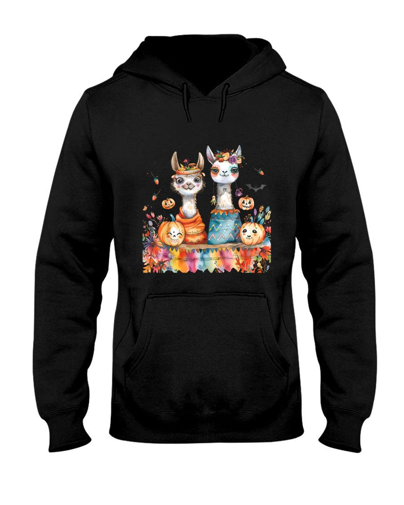 Halloween Costume Llamas Pumpkin Lantern Trick Or Treat T-Shirt