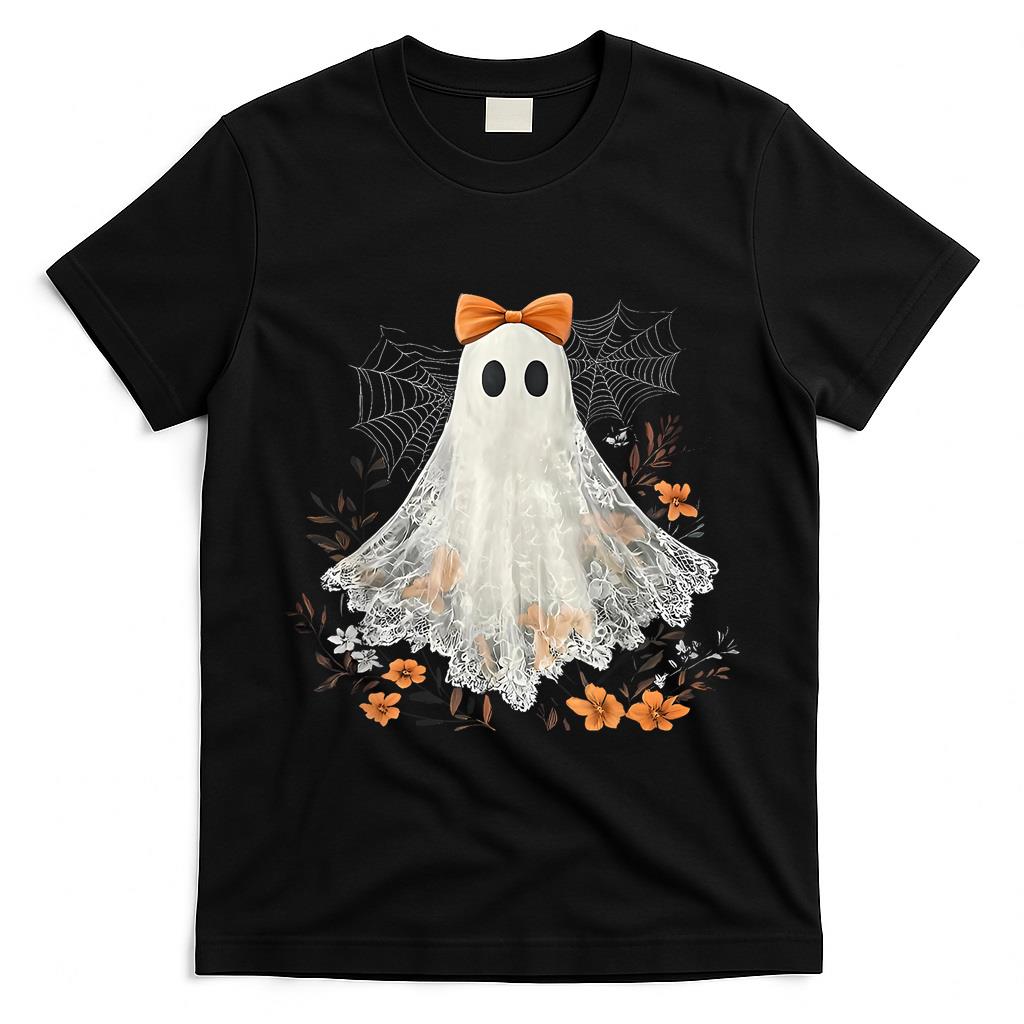 Funny Ghost Spooky Season Trick Or Treat Happy Halloween T-Shirt